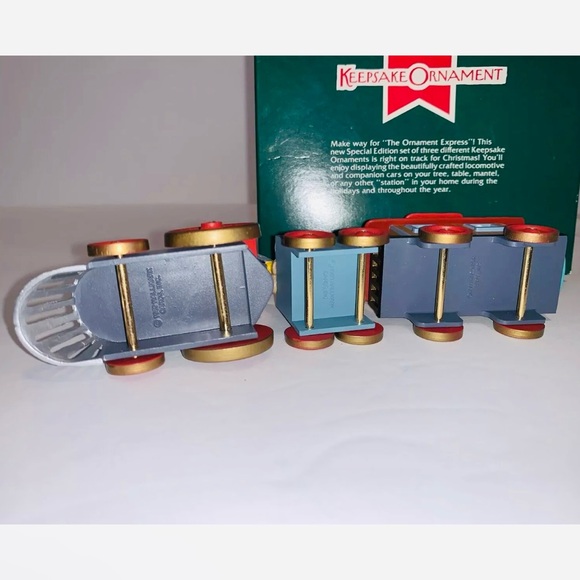 Vintage Hallmark Ornament The Ornament Express Special Edition Christmas Train - Picture 9 of 12